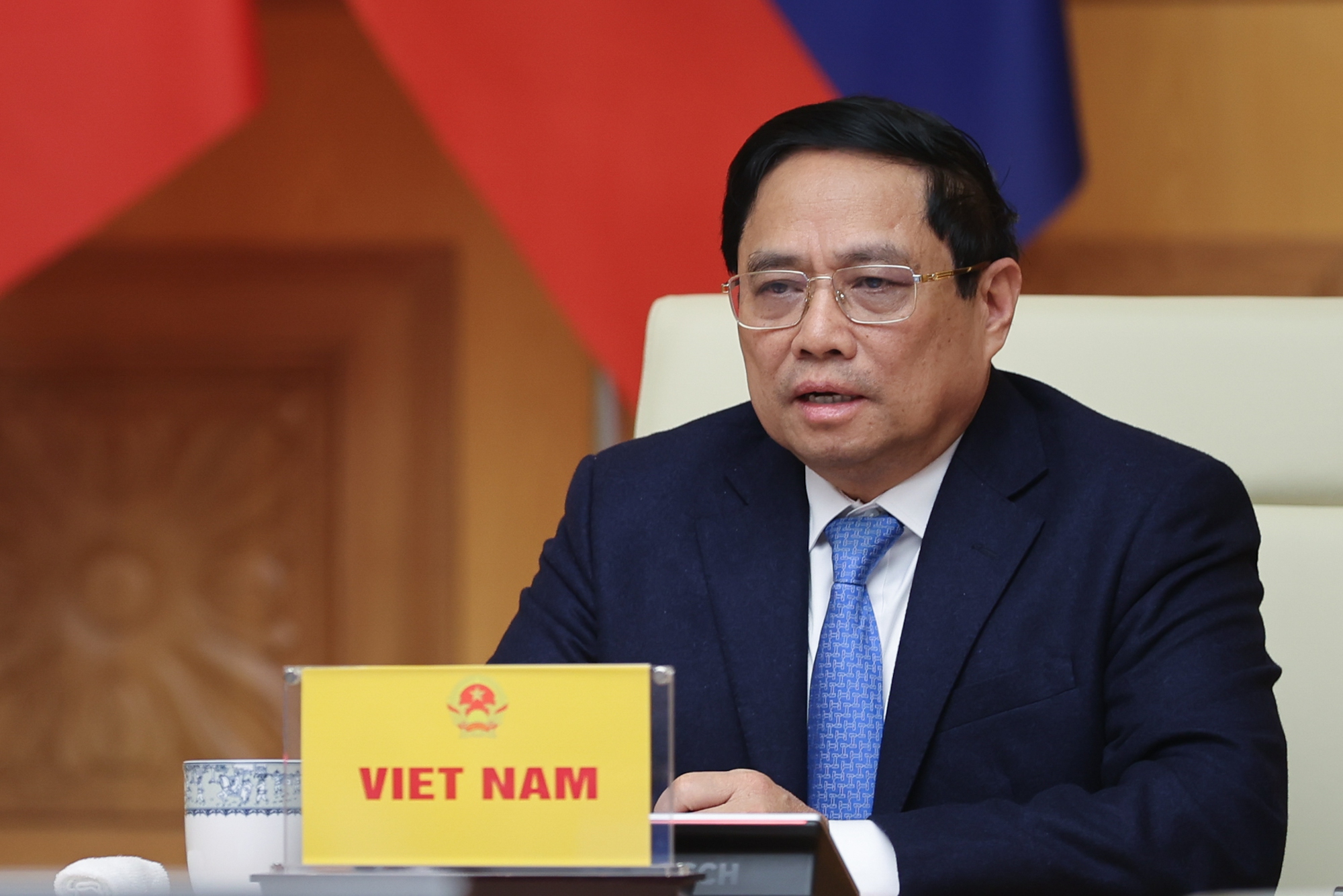 Thủ tướng đề xuất ba nội dung ưu tiên tại Hội nghị cấp cao Hợp tác Mekong-Lan Thương 